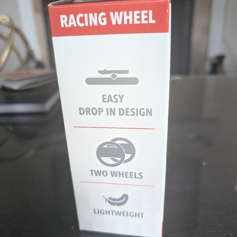 Rocketfish Joy Con Racing Steering Wheel 2 Pk. for Nintendo Switch Red/Blue